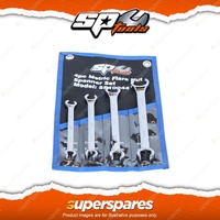SP Tools 4Pcs Flare Nut Spanner Set - Metric Chrome Vanadium Steel Wrench