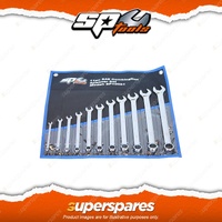 SP Tools 11Pcs Combination ROE Spanner Set - SAE Wrench Chrome Vanadium Steel