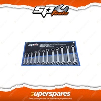 SP Tools 12Pcs Gear Drive ROE Spanner Set - 0 Degree Offset Metric Wrench Cr-V