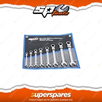 SP Tools 8Pcs Gear Drive ROE Spanner Set - Flex Head Jumbo Metric Wrench Cr-V