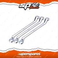 SP Tools 3Pcs 75 Degree Offset Brake Bleeder Ring Spanner Set - Flat Drive