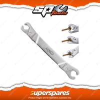 SP Tools 14 x 15mm Flare Nut Ratcheting Spanner - 9/16" x 19/32" Flare Nut Head