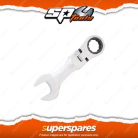SP Tools Gear Drive Quad Drive ROE Spanner - 9mm Metric Flex Head Stubby Cr-V