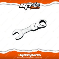 SP Tools 7/16" Gear Drive Quad Drive ROE Spanner - SAE Flex Head Stubby Cr-V
