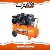 SP Tools 3Hp Belt Drive Air Compressor - Triple Cast Iron Portable 60L Tank