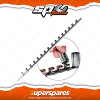 SP Tools 16Pcs 1/4" Drive Socket Rail - Only Clip On Rail length 413mm