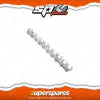 SP Tools 10Pcs 3/8" Drive Flare Nut Crowfoot Wrench Rail Set - Metric Cr-V Steel