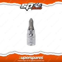 SP Tools 1/4" Driver Socket - Bit PH2 Chrome Vanadium Steel for High Durability