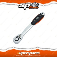 SP Tools 3/8" Drive Curved Ratchet - 48 Teeth Reversible Triple Chrome Finish