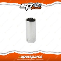 SP Tools 3/8" Drive Deep Socket - 10mm 12 Point Metric Individual Cr-V Steel