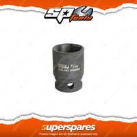 SP Tools 3/8" Drive Impact Socket - 1/4" 6 Point SAE Individual Cr-Mo Steel