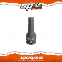 SP Tools 3/8" Drive Inhex Impact Socket - 5mm Metric Hex Bit Long Shaft Cr-Mo
