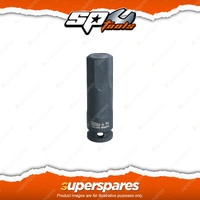 SP Tools 3/8" Drive Inhex Impact Socket - 5/8" SAE Hex Bit Long Shaft Cr-Mo