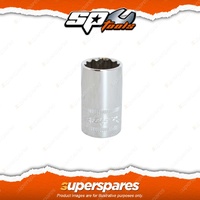SP Tools 1/2" Drive Socket - 3/4" 12 Point SAE Cr-V Steel High Durability