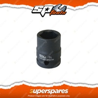 SP Tools 1/2" Drive Impact Socket - 5/16" 6 Point SAE Flat Drive Tech Cr-Mo