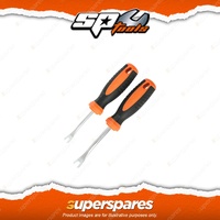 SP Tools Door Upholstery Clip Remover Set - Small 5 to 7mm Larger 6 to 9mm
