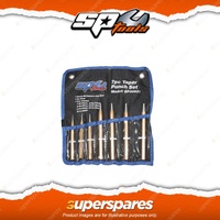 SP Tools 7Pcs Taper Punch Set - Chrome Molybdenum Alloy Steel Hexagonal Shank