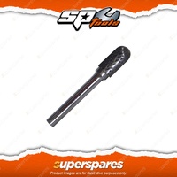 SP Tools Tungsten Carbide Burrs - 10 x 20mm Cylinder with Radius Top Steel
