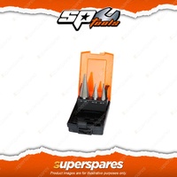 SP Tools 3Pcs Step Drill Bit Set - High Speed Steel SAE Two Flute Design