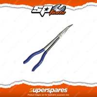 SP Tools 45 Degree Bent Nose Plier - 275mm Long Handle with Serrated Jaws