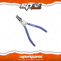 SP Tools Circlip Pliers 140mm Bent External - Slim Jaws Non-slip Grip Cr-V Steel