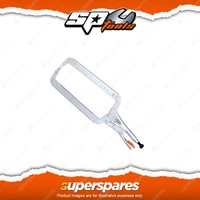 SP Tools 450mm C-Clamp Locking Pliers Standard - Heavy Duty Knurled Adjuster Nut