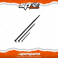 SP Tools 3Pcs Pry Bar Set - Rolling Head Include 150mm 300mm 460mm Cr-V Steel
