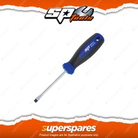 SP Tools Premium Slotted Screwdriver - Size 3 x 75mm Heavy Duty Anti-slip Grip