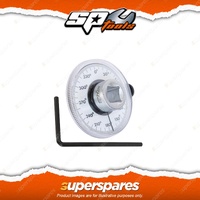 SP Tools 1/2" Drive Angular Torque Gauge - 360 Degree Scale Include Support Arm