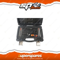 SP Tools 71Pcs Technicians 1/4" Bit Set - Hexagon Phillips Pozidrive