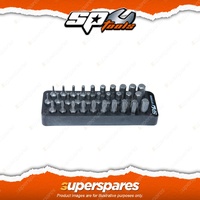 SP Tools 30Pcs Bit Set - Metric SAE Torx Hex Bits Chrome Vanadium Steel
