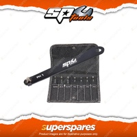 SP Tools 7Pcs Mini Spanner Bit Set - Low Profile Slotted & Phillips Heavy Duty