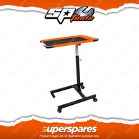SP Tools Under Bonnet Service Trolley Orange/Black 4x Swivel Heavy Duty Castors