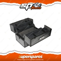 SP Tools Compact Technicians Tool Box - 5 Tray Wide Opening Case with Key System