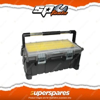 SP Tools Large Heavy Duty Storage Case - Transparent Lid Trays & Parts Bins