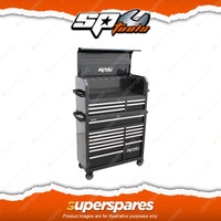 SP Tools Sumo Series Power Hutch Tool Box 18 Drawer Black/Chrome Handles