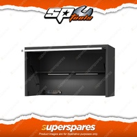 SP Tools 59" USA Sumo Series Wide Power Top Hutch 13 Drawer Cabinet Black/Chrome