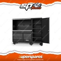 SP Tools 79" USA Sumo Series Workstation - Black/Chrome Extremely Durable