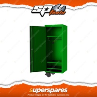 SP Tools 27" USA Sumo Ser Side Cabinet 3 Shelfs & Clothes Hang Rail Green/Black