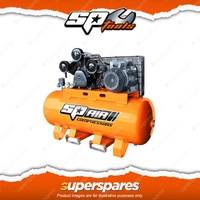 SP Tools 10Hp 3 Phase Belt Drive Air Compressor - Triple Cast Iron Stationary