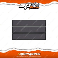 SP Tools 3Pcs Eva Parts Tray Large - Empty 730 x 145 x 28Mm High-Density Foam