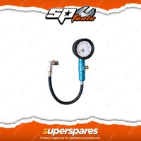 SP Tools Tyre Pressure Gauge - Dial L Shape Design Air Chuck Can Rotate 360 Deg