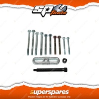 SP Tools Steering Wheel Puller - Includes 1/4 5/16 3/8 M8 Bolts 2 Hole Yoke