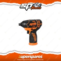 SP Tools 12V 1/4 Hex Mini Impact Driver - Skin Only Torque 90Nm Capacity 6mm