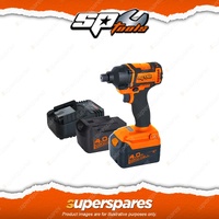 SP Tools 18V 1/4 Hex Brushless Impact Driver - with 2x 4.0Ah Battery & Charger