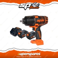 SP Tools 18V 1/2" Drive Brushless Impact Wrench Kit - SX Drive 6.0Ah X2 Battery
