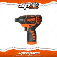 SP Tools 12V 1/4" Drive Impact Driver Skin Only SX Drive Variable Speed Trigger