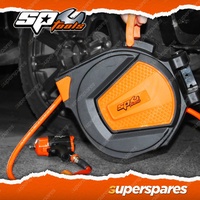 SP Tools 15m Retractable Air Hose Reel - Wall Mounted 180 Degree Swivel Bracket