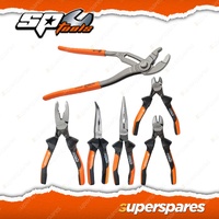 SP Tools 6Pc Industrial Quality Plier/Cutter Set High Quality Strength