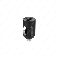 Aerpro QC3.0 Single USB In-Car Charger - Plugs Into Vehicle Accessory Socket